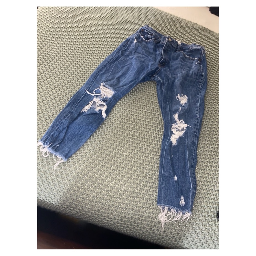 Cropped Capri Jeans